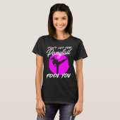 Dont Let The Ponytail Fool You I Funny Karate Tシャツ (正面フル)
