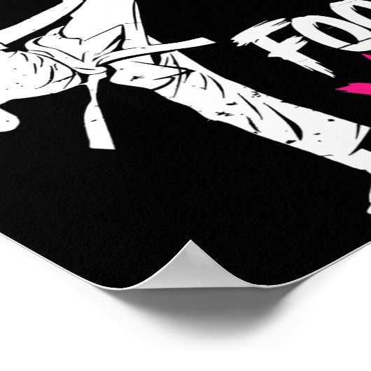 Don't Let The Ponytail Fool You Karate Funny Karat ポスター (角)