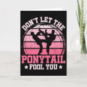 Don't Let The Ponytail Fool You Martial Art Karate カード (正面)