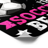 Don't Let The Pretty Face Fool You Women Girls Soc ポスター (角)