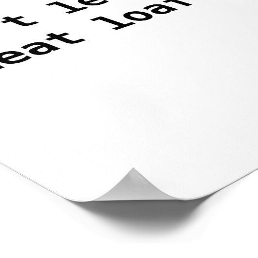 Dont Let Your Meat Loaf  ポスター (角)