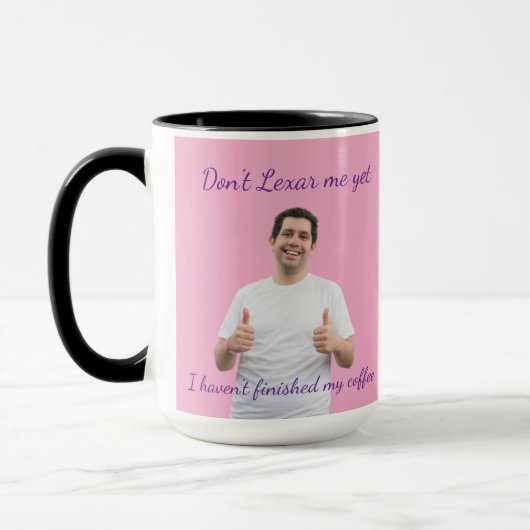 Don't Lexar Me Yet Mug マグカップ (左)