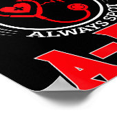 Dont Lie To A Cardiologist St A-fib Funny Cardiolo ポスター (角)