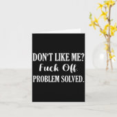 Don't Like Me_ For Off. Problem Solved  カード (黄色い花)