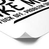 Don't Like Me For Off Problem Solved, Funny Meme Q ポスター (角)