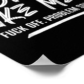 Don't Like Me For Off Problem Solved, Funny Meme Q ポスター (角)