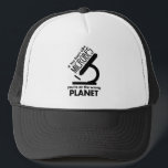 Don't Like Microbes You're On The Wrong Planet キャップ<br><div class="desc">This funny design shows a microscope and is a great gift for the scientist,  lab technician,  or science lover in your life who knows that microbes are everywhere!</div>