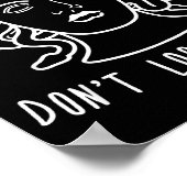 Dont Look At Me Medusa Funny Snake Hair Greek Myth ポスター (角)