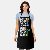 Don't look back エプロン (着用した状態)