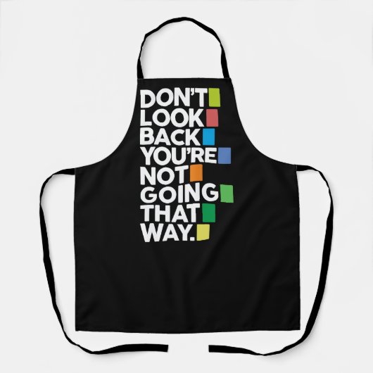 Don't look back エプロン (正面)