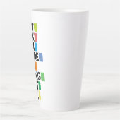 Don't look back カフェラテマグ (正面)