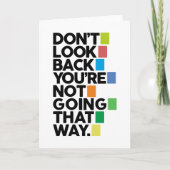 Don't look back カード (正面)