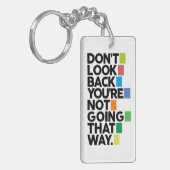 Don't look back キーホルダー (正面左)