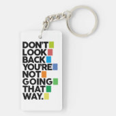 Don't look back キーホルダー (裏面)