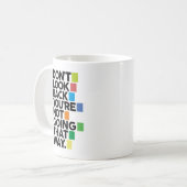 Don't look back コーヒーマグカップ (正面左)