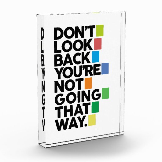 Don't look back フォトブロック (左)