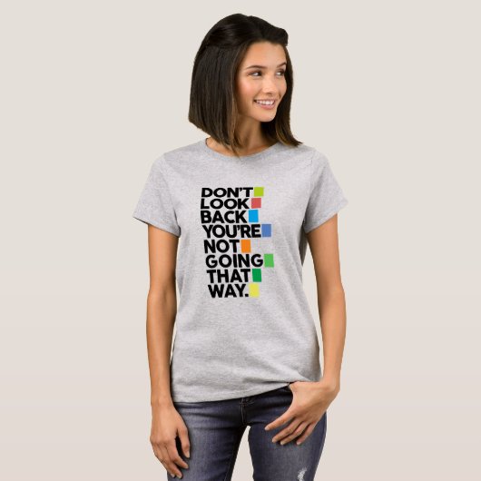 Don't look back tシャツ (正面フル)