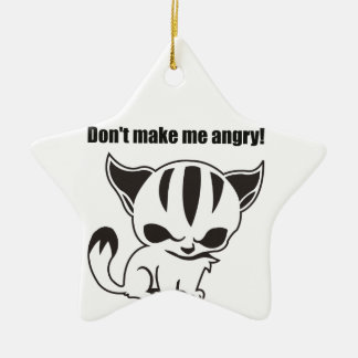 don't make me angry! Kitty セラミックオーナメント