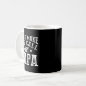 Don't Make Me Call My Papa Grandpa Granhild Quote コーヒーマグカップ (正面左)