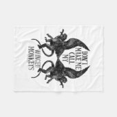 Dont Make Me Call My Winged Monkeys  フリースブランケット (正面(横))