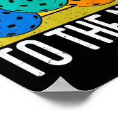 Dont Make Me Come To The Net Funny Ckleball  ポスター (角)