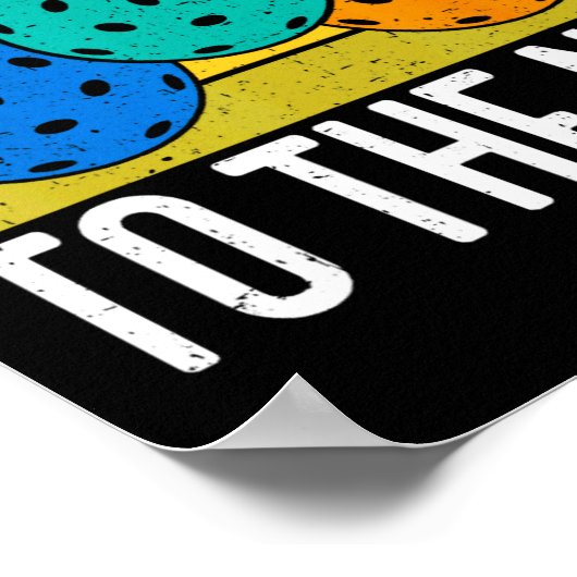 Dont Make Me Come To The Net Funny Ckleball _1  ポスター (角)