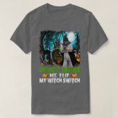 Don't Make Me Flip My Witch Switch Cockapoo Dog Ha Tシャツ (デザイン正面)