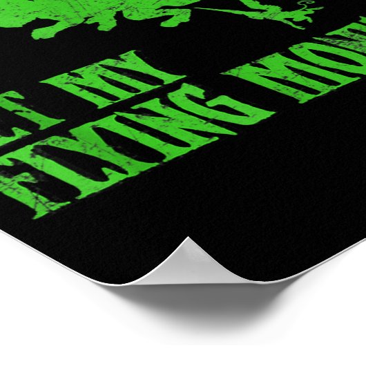 Dont Make Me Get Flying Monkeys Wizard Of Oz Wit  ポスター (角)