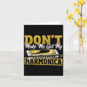Don't Make Me Get My Harmonica  カード (黄色い花)
