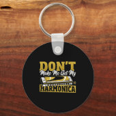 Don't Make Me Get My Harmonica キーホルダー (正面)