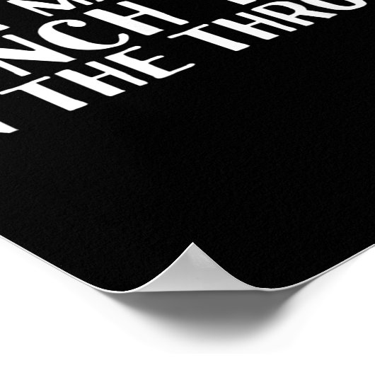 Don't Make Me Punch You In The Throa Funny  ポスター (角)