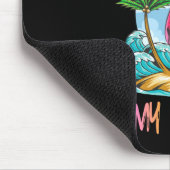 Dont Make Me Put My Foot Down Flamingo Summer Funn マウスパッド (コーナー)