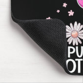 Don't Make Me Put My Foot Down Funny Flamingo Love マウスパッド (コーナー)