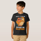 Dont Make Me Release The Platy Loves Duck Bille Tシャツ (正面フル)