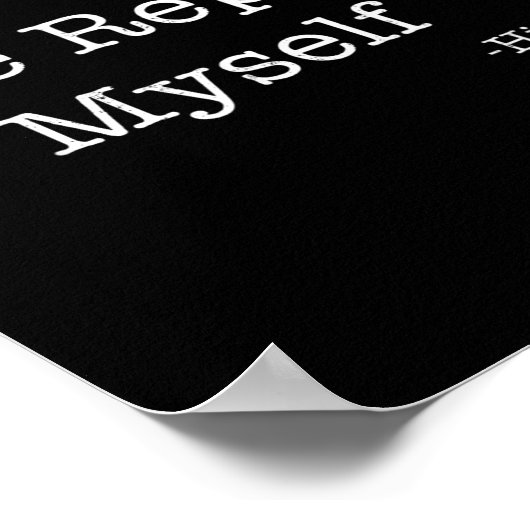 Don't Make Me Repeat Myself Funny Saying History L ポスター (角)