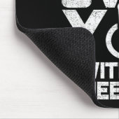 Don't Make Me Run Over You With My Wheelchair Funn マウスパッド (コーナー)