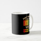 Dont Make Me Use Daddy Voice Gay Rainbow Pride  コーヒーマグカップ (正面右)