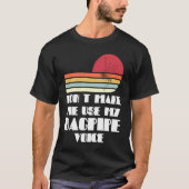 don't make me use my bagpipe voice bagpipes tシャツ (正面)