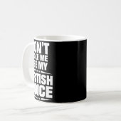 Don't Make Me Use My British Voice  コーヒーマグカップ (正面左)