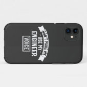 don't make me use my engineer voice Case-Mate iPhoneケース (裏面(横))