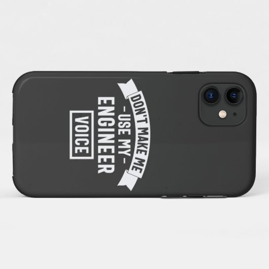 don't make me use my engineer voice Case-Mate iPhoneケース (裏面(横))