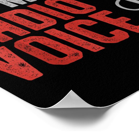 Don't Make Me Use My Radio Voice Ham Radio Operato ポスター (角)