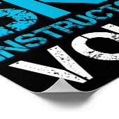 Don't Make Me Use My Ski Instructor Voice Funny Sk ポスター (角)