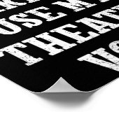 Dont Make Me Use My Theatre Voice Theater Directo  ポスター (角)