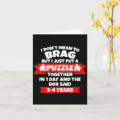 Dont Mean To Brag, Put Puzzle Together 1day, Box S カード (黄色い花)