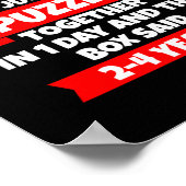 Dont Mean To Brag, Put Puzzle Together 1day, Box S ポスター (角)