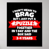 Dont Mean To Brag, Put Puzzle Together 1day, Box S ポスター (正面)