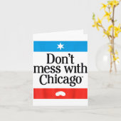 Don't Mess With Chicago  カード (黄色い花)