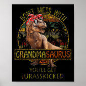Don't Mess With Grandmasaurus You'll Get Jurkicked ポスター (正面)