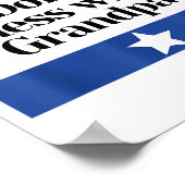 Don't Mess With Grandpa Texas Dad Granddad Grandfa ポスター (角)